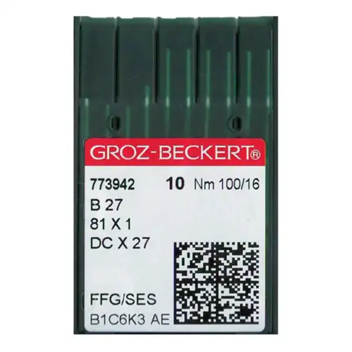 Иглы для ОВЕРЛОКА GROZ BECKERT B27/DC*27 100 FFG/SES