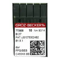 Иглы для ОВЕРЛОКА GROZ BECKERT B27/DC*27 90 FFG/SES