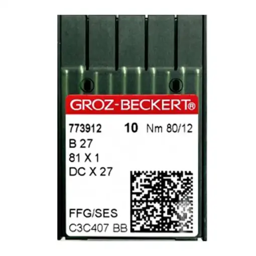 Иглы для ОВЕРЛОКА GROZ BECKERT B27/DC*27 80 FFG/SES
