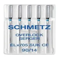 Голки Schmetz OVERLOCK з хромованим покриттям 705 SUK CF EL 5-90
