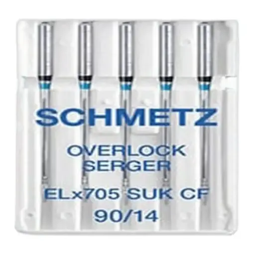 Голки Schmetz OVERLOCK з хромованим покриттям 705 SUK CF EL 5-90