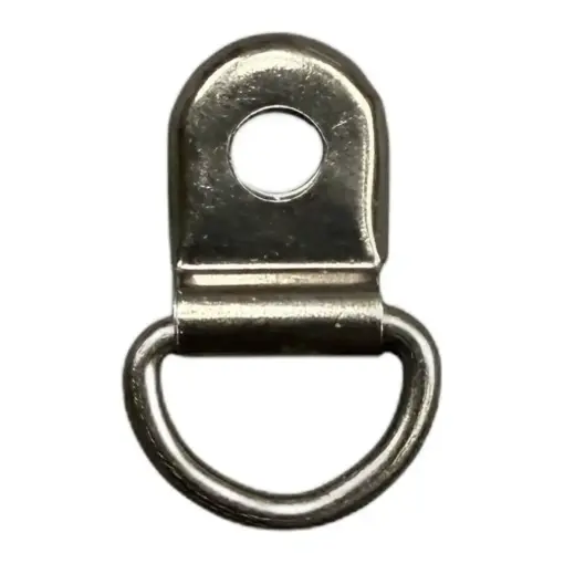 Петля обувная под заклепку Темный никель