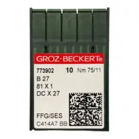 Иглы для ОВЕРЛОКА GROZ BECKERT B27/DC*27 75 FFG/SES