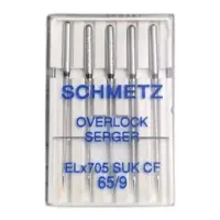 Иглы  швейных машин Schmetz OVERLOCK ELX705 SUK CF 65