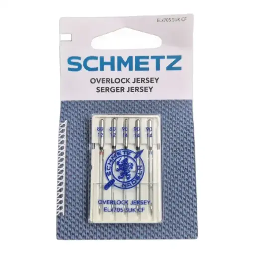 Иглы  швейных машин Schmetz OVERLOCK ELX705 SUK CF Ассорти