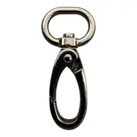 Карабін для сумки скорпион 15 мм Темный никель