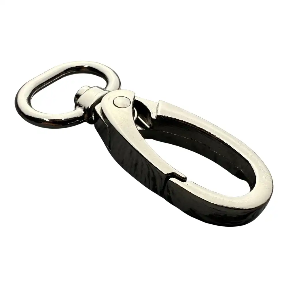 Карабін для сумки скорпион 15 мм Темный никель - Зображення 2