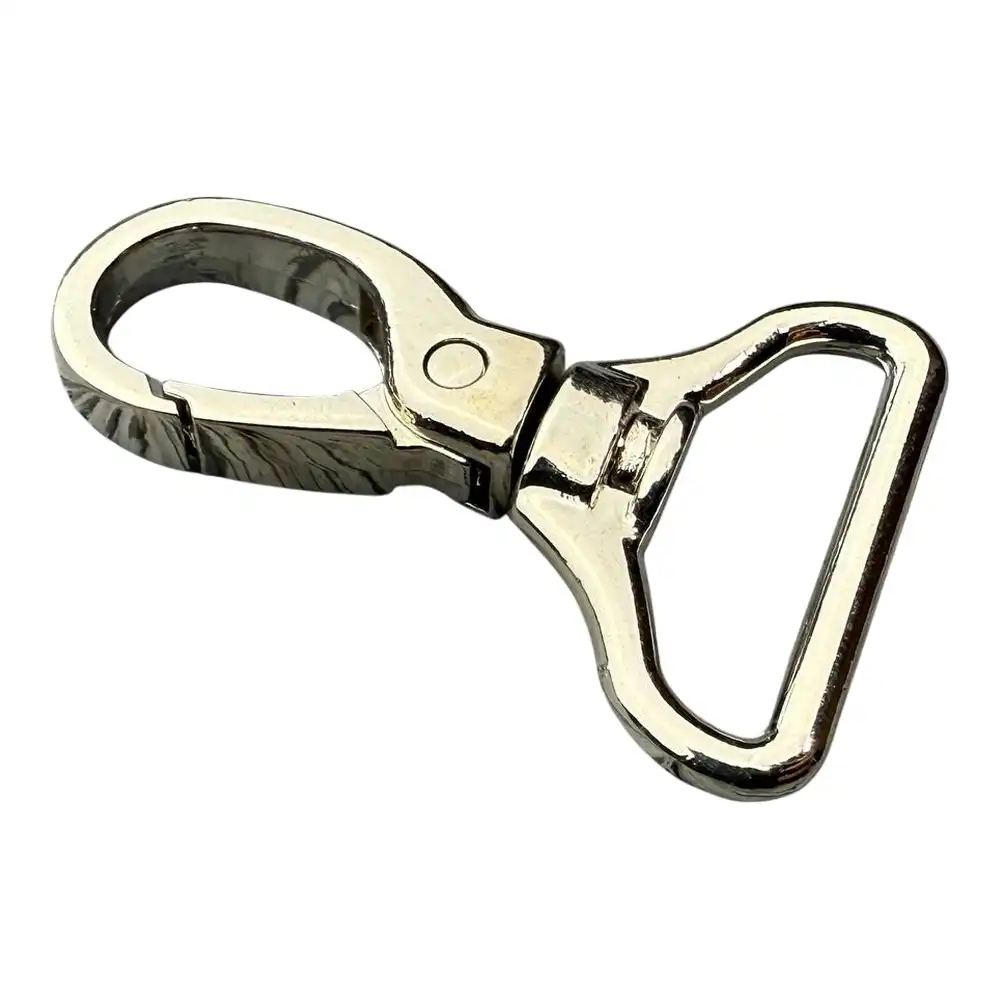 Карабін для сумки 25 мм Париж Нікель - Зображення 2