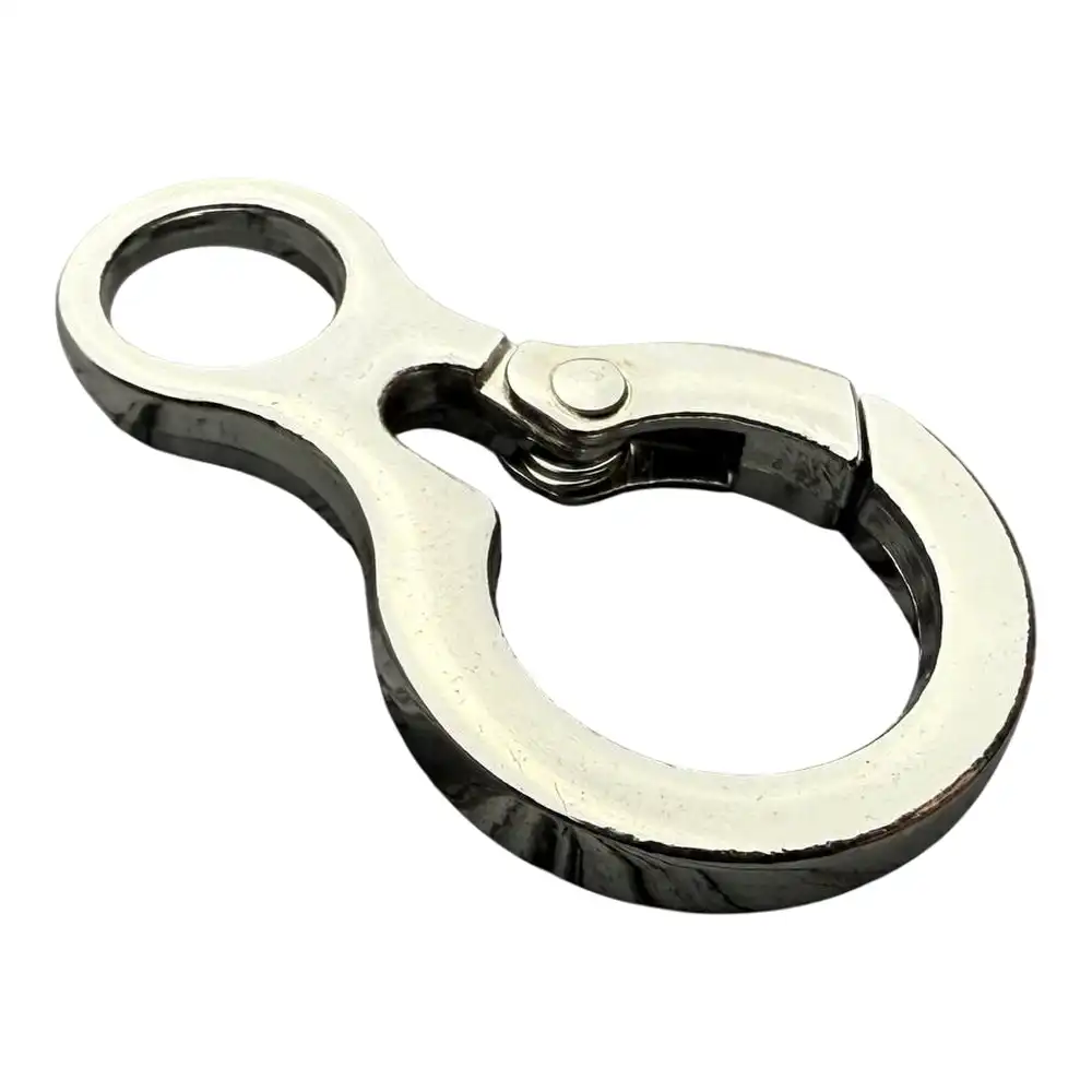 Карабін для сумки 8 мм 9010.0798 (Нікель) - Зображення 2